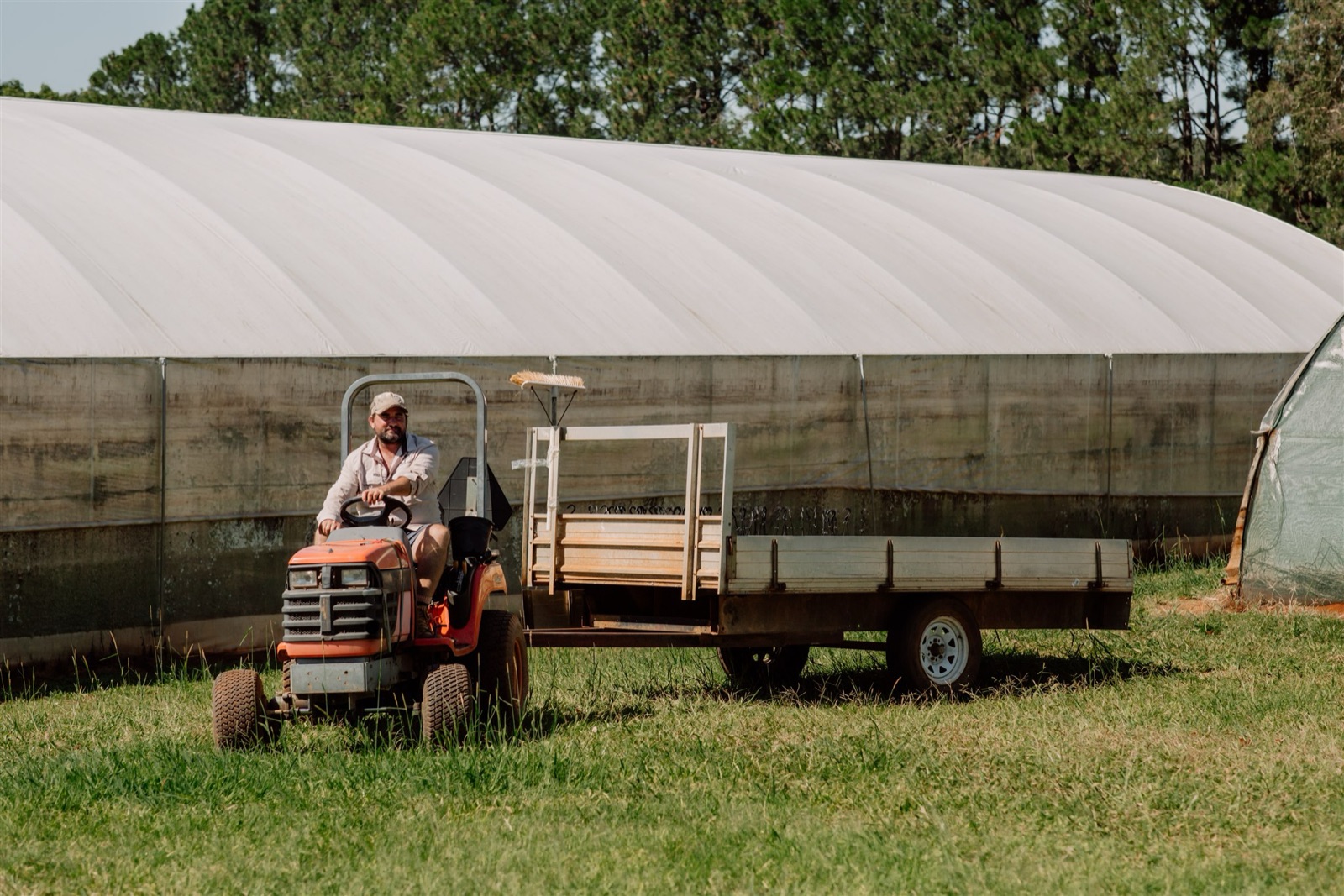 Tractor and trailer dispatching stock for freight